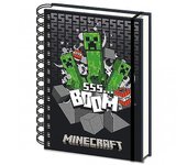 Cuaderno encuadernado con cable Minecraft 3D y lenticular A5 Multicolor One Size