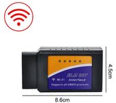 Escáner OBD2 ELM327 Herramienta de lector de código del detector de diagnóstico del automóvil V1.5 WIFI Bluetooth OBD 2 para Android Herramientas d...