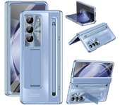 Funda Galaxy Z Fold 6 con soporte para S Pen, protección total con funda de pie de apoyo para funda Samsung Galaxy Z Fold 6 5G 2024 azul