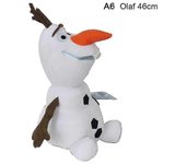 1pc 30/40/46/50cm congelado Anna Elsa Olaf muñecas Snow Queen Princess peluche 46cm