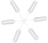 50pcs 4ml desechable mermelada de plástico transparente paja pasteur pipeta jugo exprimir pipetas de transferencia gotero mini sabor