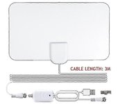 Antena de televisión 8K 4k para tv digital global 1080p dvb-t2 booster hd para rv antena de coche exterior smart tv interior enchufe de la ue Anten...