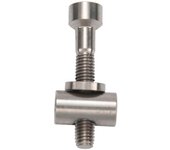 Fijación de la tija del sillín de la bicicleta de montaña Ti piezas tornillos pernos de titanio M5X30 para la tija del sillín de la bicicleta acc p...
