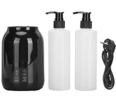 Calentador de aceite esencial: calentador de botellas de aceite de masaje individual con pantalla LED y ajuste de temperatura (enchufe de la UE)