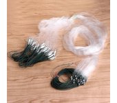 25m Red de pesca 3 capas Malla de nylon Monofilamento Accesorios duraderos Trampa de flotador