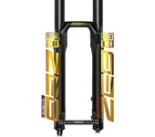 Otwoo Readu 2021 Rockshox Zeb Ultimate Mountain Bike Fork Front Fork Calcomanías Pegatinas de horquilla delantera de bicicleta B Oro brillante