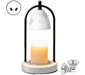 Lámpara calentadora de velas con temporizador Regulable Seguro de usar Calentador de cera derretido eléctrico de ahorro de energía Calentador de lu...