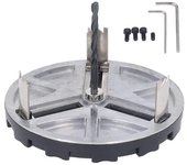 Sierra de orificio ajustable Herramienta de sierra perforadora ajustable Herramienta de tamaño circular para tuberías de agua de plástico de madera
