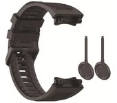 Correa de silicona para Amazfit T-rex 2 Correa de pulsera de reloj con accesorios de herramientas para Huami Amazfit  Negro
