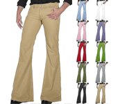 Pantalones de discoteca de los años 70 para hombres Pantalones vaqueros de campana para hombre Pantalones de campana de los años 60 de los años 70 ...