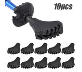 Lycxames 10 piezas de almohadillas para marcha nórdica, amortiguadores de goma de trekking y para todos los bastones de marcha nórdica comunes