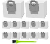 Paquete de 12 bolsas para polvo para Roborock Q7 Max / Q7 Max + / Q7 Max Plus Color de la foto