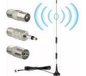 Antena de radio DAB UKW FM 7dBi con cable de 3 m y base magnética para radio digital