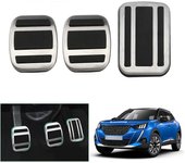 Lertenys 2019-2022 2023 Peugeot 208 2008 Pedales de acelerador y freno, Peugeot 2008 P24 Peugeot 208 P21 Tapas de pedal Cubierta Pedales Reposapiés...