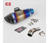 Dayang Para Yamaha R6 YZFR6 2006-2019 Sistema de silenciador de escape deslizante DB Killer Catalyst 2008 2009 2010 2011 2012 2013-2019 ~ 17215