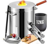 Vevor Kit de horno de fundición de propano de 12 kg Quemadores dobles de horno de fusión 2700