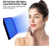 Bronceado facial Luz Sol Azul Completo Solarium Lámpara Cuerpo Bronceador Facial Piel 15w 460nm YNV