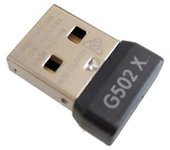 Nuevo adaptador receptor de mouse de señal de dongle USB para Logitech G502X G502 X PLUS LIGHTSPEED Mouse inalámbrico para juegos Negro