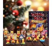 Navidad 2024 Figura de muñeca Winnie the Pooh Calendario de Adviento