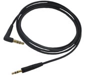 Cable de auriculares de audio Reemplazo del cable de auriculares TPE de sonido de alta pureza para Sennheiser HD400S HD450BT HD4.30 Negro