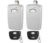 Controles remotos de apertura de puerta de garaje de 4 piezas para código múltiple lineal 3089,3060,3070,300mhz 10 puerta de puerta de puerta de in...