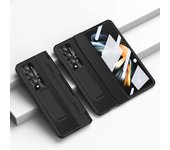 Unbrand Estuche magnético para Samsung Galaxy Z Fold 6, estuche protector de pantalla de lente Soporte antihuellas Cubierta de carga inalámbrica pa...