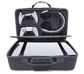 Gh1881 Bolsa de almacenamiento de consola de juegos portátil para Ps5 Negro