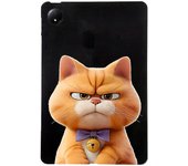 Para Xiaomi Redmi Pad SE 4G 8.7 pulgadas Impresión de patrón de caja Slim TPU Tablet Protective Cover - Garfiel Multicolor Garfield Cat