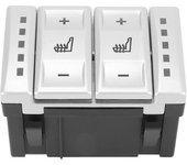 Para Mondeo Mk3 Mk4 S-max Interruptor de calefacción eléctrico interruptor de calefacción 6m2t-19k314-ac Bs7t-19k314-ab (plata) 1pcs