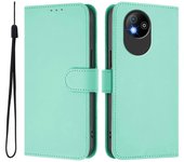 Estuche de PU de color sólido para ZTE Blade A35 Lite / A35 Core Verde menta