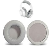 Almohadilla de diadema de cubierta de almohadilla de almohadilla de espuma viscoelástica de cuero para auriculares Razer Kraken X Gris B