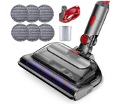 Eléctrico para V7 V8 V10 V11 V15 Aspiradora, accesorio de trapeador con faros LED Depósito de agua Como se muestra