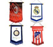 Bandera colgante de la decoración de la barra del ventilador Bandera colgante grande de la bandera de cinco esquinas del fútbol de la Juventus Munich