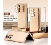 Para funda Galaxy Z Fold 6 con soporte para bolígrafo S, protector de pantalla incorporado, PC duro Cubierta de teléfono de protección completa par...