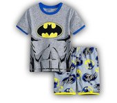 Niños Niño Chica Superhéroe Camiseta manga corta Shorts Set Summer Outfit Batman A 3-4 Years