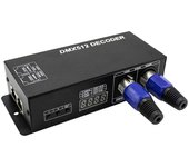 Controlador de atenuador de decodificador LED DMX 512 DMX 512 de alta potencia para LED Rgb Strip o Ligh Como se muestra