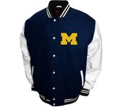 Kartex Suits Franchise Club Hombre Ncaa Lana Varsity Letterman Chaqueta-06 negro/blanco S
