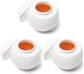 unbrand Vaso de chupito en forma de bola de golf, 3 piezas de copa de vino en forma de bola de golf de plástico de 1,5 oz, regalos divertidos de go...