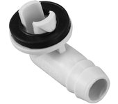 Conector de manguera de drenaje de CA del aire acondicionado Accesorio de codo con anillo de goma para unidades mini-split y unidad de aire acondic...