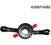 36 38 Equilibrador de ruedas de 40 mm de liberación rápida Tuerca de ala Herramienta de tuerca rápida 40x3mm 40x4mm 40mm*4mm