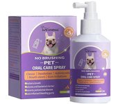Spray de limpieza de dientes para perros y gatos Spray para eliminar la placa del mal aliento oral para mascotas