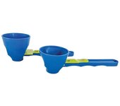 Para cuchara deslizante, bola de embudo Gym, embudo de proteína en polvo, Embudo de cuchara pre entrenamiento, Embudo de cuchara medidora, cuchara ...