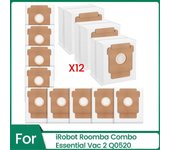 Bolsas de polvo para IRobot Roomba Essential Vac 2 Q0520 Robot Aspirador Piezas de repuesto no tejido G White