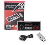 Szyy Mando de mando inalámbrico de 2,4 GHz con joystick para NES Mini Classic Edition