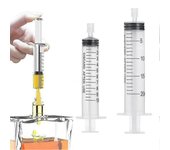 Jeringa de perfume 3pcs / set Aplicador de pegamento plástico Jeringa dispensador de perfume Herramientas para botella recargable cuantitativa
