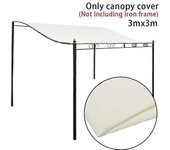 Yuzee 300d Lona Impermeable Carpa Canopy Techo Techo Techo Protector Solar Tela Al Aire Libre