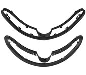 Almohadilla facial de repuesto de la cubierta facial VR para auriculares PSVR2 Soporte magnético de interfaz facial para accesorios PS VR2 negro