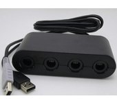 Adaptador de controlador de 4 puertos para Nintendo GameCube a Switch, Wii U y PC