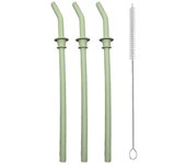 3Pcs Straw Replacement Set for  Tumbler Long Cleaning Brush BPA Free Food-Grade Straw for Hydroflask Travel Mug