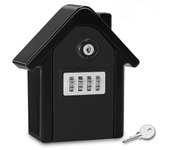 Augro Caja fuerte para llaves montada en la pared con código digital y llaves de emergencia, caja fuerte para llaves grande Caja fuerte para llaves...